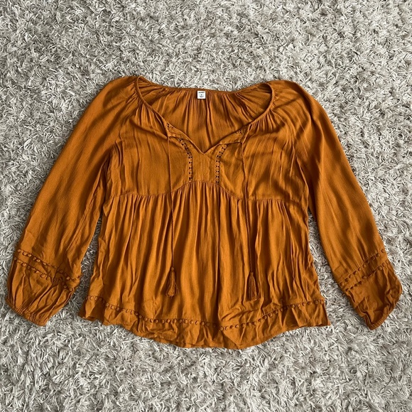 Old Navy Peasant Blouse - Picture 1 of 3